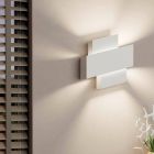 White design wall light aluminium, Kylie