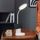 White table lamp plastic, Vinnie, 2,1W, warm to cold white adjustable LED, 3-step dimmable