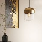 Golden design pendant light glass, Jeanny