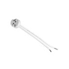 White Lamp holder G4, Ceramic