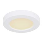 White flush ceiling light plastic, Cage, 6W, adjustable light colour LED