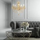 Golden design chandelier metal, Mahsa