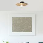 Black classic ceiling light metal, Rimke