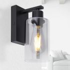 Black modern wall light glass, Mariya