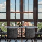 Brown modern pendant light wood, Timber, 28W, 3000K LED