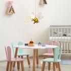 Yellow children's pendant light plastic, Buzzy
