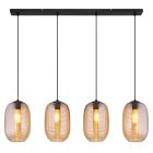 Amber design pendant light glass, Arina