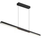 Black modern dining table hanging lamp metal, Jakub, 24W, 3000K LED