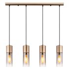 Brown design pendant light metal, Xena