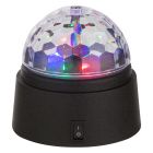 Multicoloured disco lighting plastic, Laurin, 0,6W, RGB LED, with switch