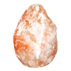 Orange salt lamp stone, Mersa, with switch