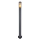 Black modern outdoor light stainless steel, Ishara, IP44