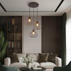 Rust Coloured industrial pendant light metal, Manpreet