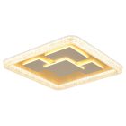 Golden design flush ceiling light acrylic, Lynsey, 40W, 3000K LED