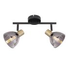 Golden modern ceiling spotlight glass, Arthur