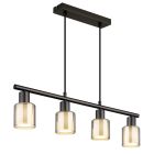 Black design pendant light metal, Vishnu