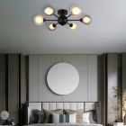 Black design ceiling light metal, Ronuy
