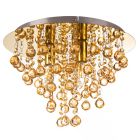 Golden design ceiling light metal, Luus