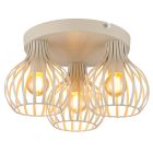 Cream industrial ceiling light metal, Manpreet