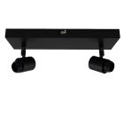 Aluminium ceiling cap black, Rika