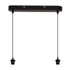 Aluminium pendant light without shade black, Rika