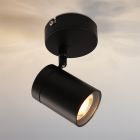 Modern ceiling spotlight black, Ciara, IP44