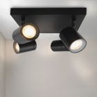 Modern ceiling spotlight black, Ciara, IP44
