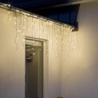 15 Meter Connectable Icicle Lights, 70 cm high, Warm White, IP44, Basic