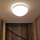 Plastic ceiling light with sensor white, Orano, IP44