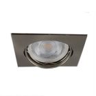 Aluminium recessed light chrome, Ravi