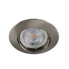 Aluminium recessed light silver, Rudo