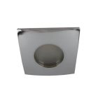 Aluminium bathroom recessed downlight chrome, Pelle, IP44