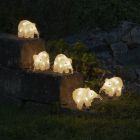 5 LED elephants, for indoors and outdoors