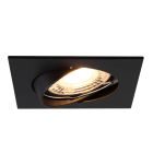 Aluminium recessed light black, Sabien