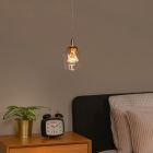 Transparent pendant light modern, Berliane, 4W, 2700K LED