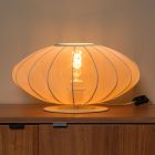 Beige table lamp modern, Corina, with switch