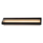 Black bathroom wall light modern, Wanda, 15W, 3000K LED, IP44