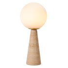 Taupe table lamp modern, Evin, with switch
