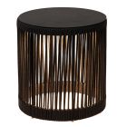 Black rechargeable floor lamp modern, Pingi, 3W, 3000K LED, IP44, 3-step dimmable