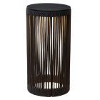 Black rechargeable floor lamp modern, Pingi, 3W, 3000K LED, IP44, 3-step dimmable