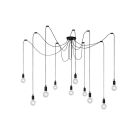 Black pendant light modern, Fix