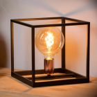 Black table lamp modern, Arthur, with switch