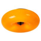 Orange flush ceiling light retro, Sentino