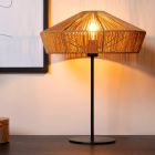 Rattan table lamp wood, Yunkai, with switch