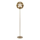 Golden floor lamp modern, Hannelore