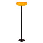 Orange floor lamp retro, Sentino, with switch