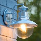 Chrome outdoor light modern, Figo, IP44