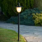 Black outdoor light rustic, Aruba, IP44