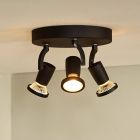 Black ceiling spotlight modern, Jaster