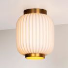 Ceramic flush ceiling light gold, Gosse